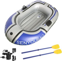 ptlsy Inflatable Boat, Swimming Pool Lake Float Raft for Adults, Portable - £52.26 GBP