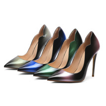 Womens Stiletto High Heel Shoes Hand Custom made Pointed Toe Pumps - £47.94 GBP