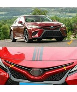 Front Grill Air Vent Cover Toyota Camry 2018 SE XSE Steel Chrome Trim - $26.67 CAD