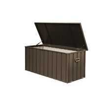 150 Gallon Outdoor Waterproof Deck Box Storage Bin Brown - $239.99