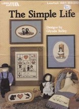 The Simple Life, Leisure Arts Leaflet 461 Needlepoint Patterns, 1986  - $3.00