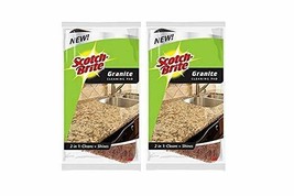 Scotch-Brite Granite Cleaning Pad - Cleans &amp; Shines (Pack of 2) - £7.97 GBP