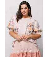 Floral Printed Woven Blouse - $47.08 CAD