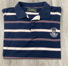 Vintage The Golf Shop of St. Andrews Old Course Golf Polo Shirt XL Striped GOLF - £14.65 GBP