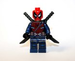Building Block Spider Man Wild Deadpool Marvel Minifigure Custom - £5.15 GBP