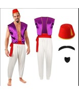 Men&#39;s Arabian Prince Aladdin Costume 5 Piece Set Sz Small NEW - €21,52 EUR