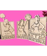 Personalized Cheerleader Sign Laser Engraved Gift Custom Plaque Sports T... - $29.70