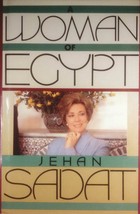 A Woman of Egypt by Jehan Sadat / 1987 Hardcover Biography 1st Edition w/ Jacket - £4.54 GBP