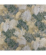 Trans-Pacific Textiles Hawaiian Print Tropical Monstera Leaves Fabric 3.... - $44.09