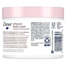 Dove Whipped Body Cream Dry Skin Moisturizer Pomegranate and Shea Butter Nourish image 5