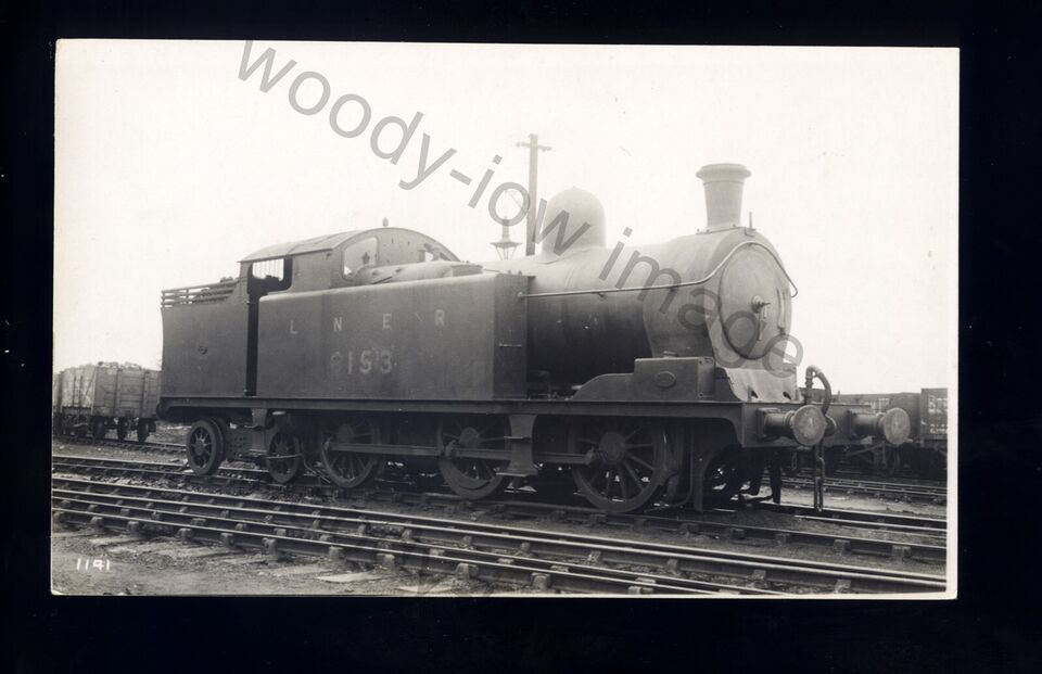 ry1922 - LNER Railway Engine No.6153 at Tuxford c1930s - photograph ...