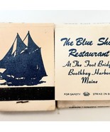 Blue Ship Restaurant Boothbay Harbor Matchbooks Lot Of 2 Vintage Maine E33 - $377.05 MXN