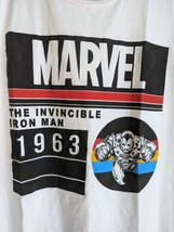 Marvel Comics Men&#39;s Size XL Invincible Iron Man Superhero Graphic Tee T-... - £9.72 GBP