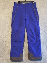 LL Bean Women’s Waterproof TEK Blue Snow Ski Pants Size 14 Regular - £27.96 GBP