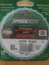 SpiderWire 80lb Stealth Smooth Braid Fishing-Brand New-SHIPS N 24 HOURS - £38.83 GBP