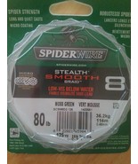SpiderWire 80lb Stealth Smooth Braid Fishing-Brand New-SHIPS N 24 HOURS - £39.35 GBP