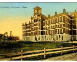 Clark University Postcard Worcester Massachusetts 1908 Metropolitan News  - $9.90