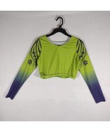 Girls Green Long Sleeve Shirt Small Size 5/6, Gently Used - £4.78 GBP
