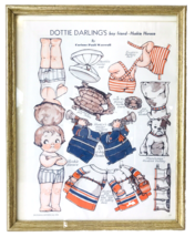 Dottie Darling&#39;s Boy Friend Huskie Horace Paper Doll Pictorial Review July 1934  - £19.26 GBP