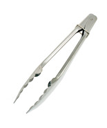 Appetito Stainless Steel Tongs with Flat Tips 23cm - £13.66 GBP