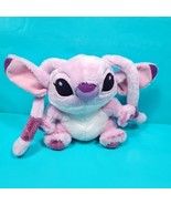 Disney Parks Lilo &amp; Stitch Plush Stuffed Animal Girlfriend Angel Pink 8&quot; - £17.11 GBP