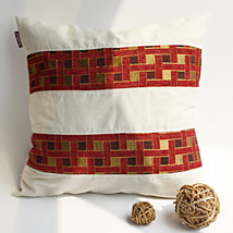 [Passion Red Valley] Linen Pillow Cushion - £16.02 GBP