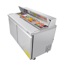 VEVOR 61&quot;W Commercial Refrigerator, 15.4 Cu. Ft Sandwich Prep Refrigerat... - $2,497.49 CAD