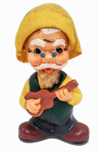 Vintage 1950&#39;s Hobo Hillbilly Band Player Wind Up Toy Made In Japan Alps - £31.28 GBP