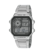 Casio Men&#39;s Quartz Multifunction Silver-Tone Bracelet 42mm Watch AE1200W... - $57.88 CAD