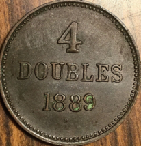 1889 Guernsey 4 Doubles - £6.26 GBP