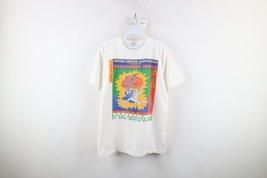 Vintage 90s Mens Large Spell Out Halloween Hustle Running Road Race T-Shirt USA - £35.79 GBP
