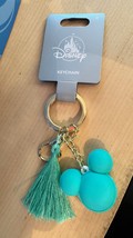 Disney Parks Mickey Mouse Green Macaron Cookie Keychain with Lobster Cla... - $22.90