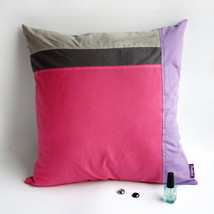 [Pink Lady] Knitted Fabric Pillow Cushion - $23.99