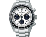 Seiko Porspex Chronograph Speedtimer Panda Solar 39 MM SS Watch - SSC813P1 - £325.19 GBP