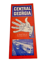 Railroad Railway Timetable Central Of Georgia Passenger Public 1952 Vintage - £22.24 GBP