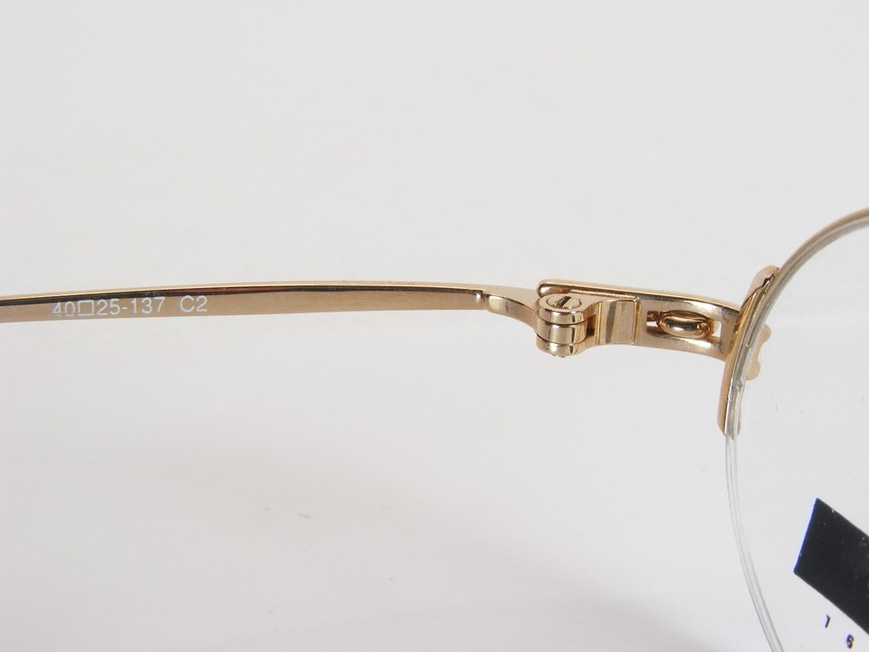 Vintage GIORDANO GA179 C2 Gold UNIQUE RARE EYEGLASSES GLASSES FRAME 40-35-137mm Item image 14