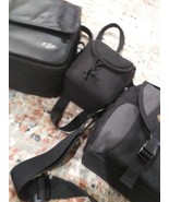 3 camera cases bags padded - $20.57