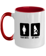 Funny Mugs Your Wife My Wife Red-2T-Mug  - £15.85 GBP