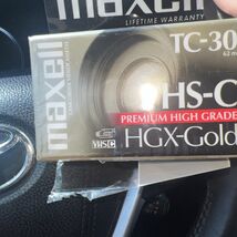 Maxell TC-30 VHS-C Premium High Grade HGX-Gold Camcorder Videocassette B... - $10.89
