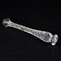 Duncan &amp; Miller Glass Hobnail Cocktail Muddler, Antique Teardrop Stir Stick 5&quot; - $20.00