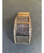 Fossil F2 Watch ES-1718 Womens 30mm Case Quartz Three Hands Analog Gem Set - $33.33 CAD