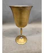 Vintage Silver Brass Goblet Mid Century India Communion Chalice China Ch... - $31.78 CAD