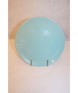 Double Nice Co Aqua Turquoise Blue Raised Flower Salad Bread Plate Repla... - $39.95