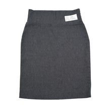 Charlotte Russe Skirt Womens S Gray High Waist Back Slit Pull On Bottoms - $22.65