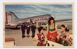 American Airlines Flagship Postcard Down Mexico Way 1940&#39;s - £9.33 GBP