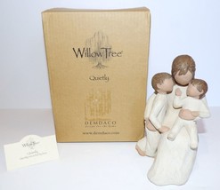 Lovely 2002 Willow Tree Demdaco #26100 Quietly Mom &amp; Children Figurine In Box - £20.88 GBP
