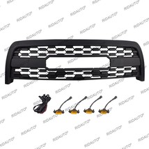 Front Grille With LED Light Black Bumper Grille Fit For TOYOTA TUNDRA 20... - £171.47 GBP