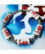 Unique SMIRNOFF ICE BRACELET cool VODKA miniature CANS russian BANGLE re... - €11,09 EUR