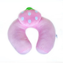 [Pink Strawberry] Neck Cushion / Neck Pad  (12 by 12 inches) - £14.60 GBP