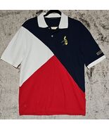 Collezione C2 Philippines Map Polo Color Block Shirt 5 Medium Linen - $287.40 MXN